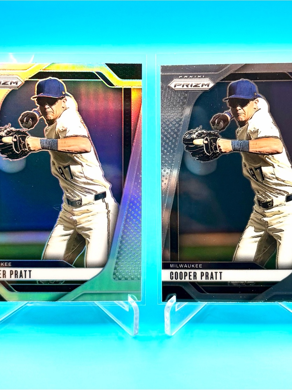 🔥COOPER PRATT Lot! 🔥Silver Prizm Refractor + Silver Prizm Insert! 😮